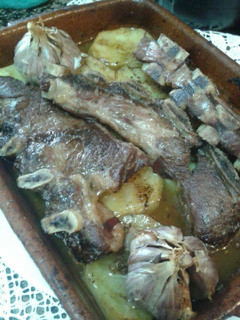 Una foto de Churrasco al vino
