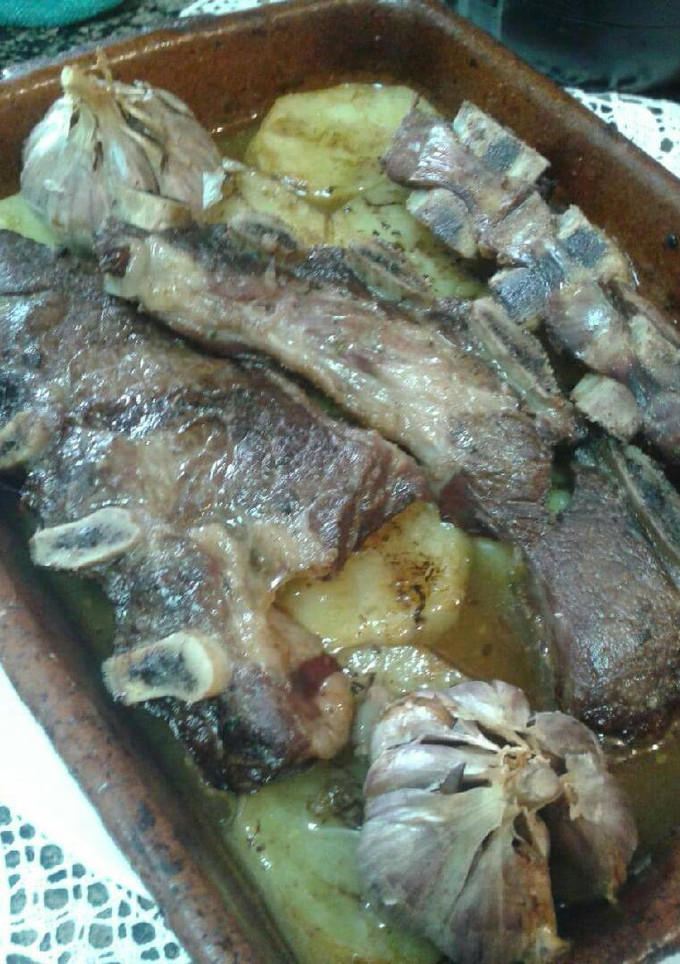 Una foto de Churrasco al vino