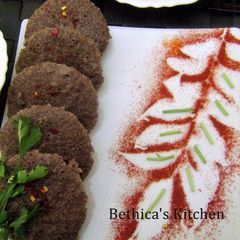 A picture of Ragi Idli.