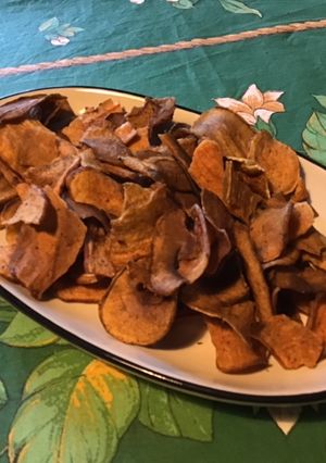 Une photo de Chips de panais au curry