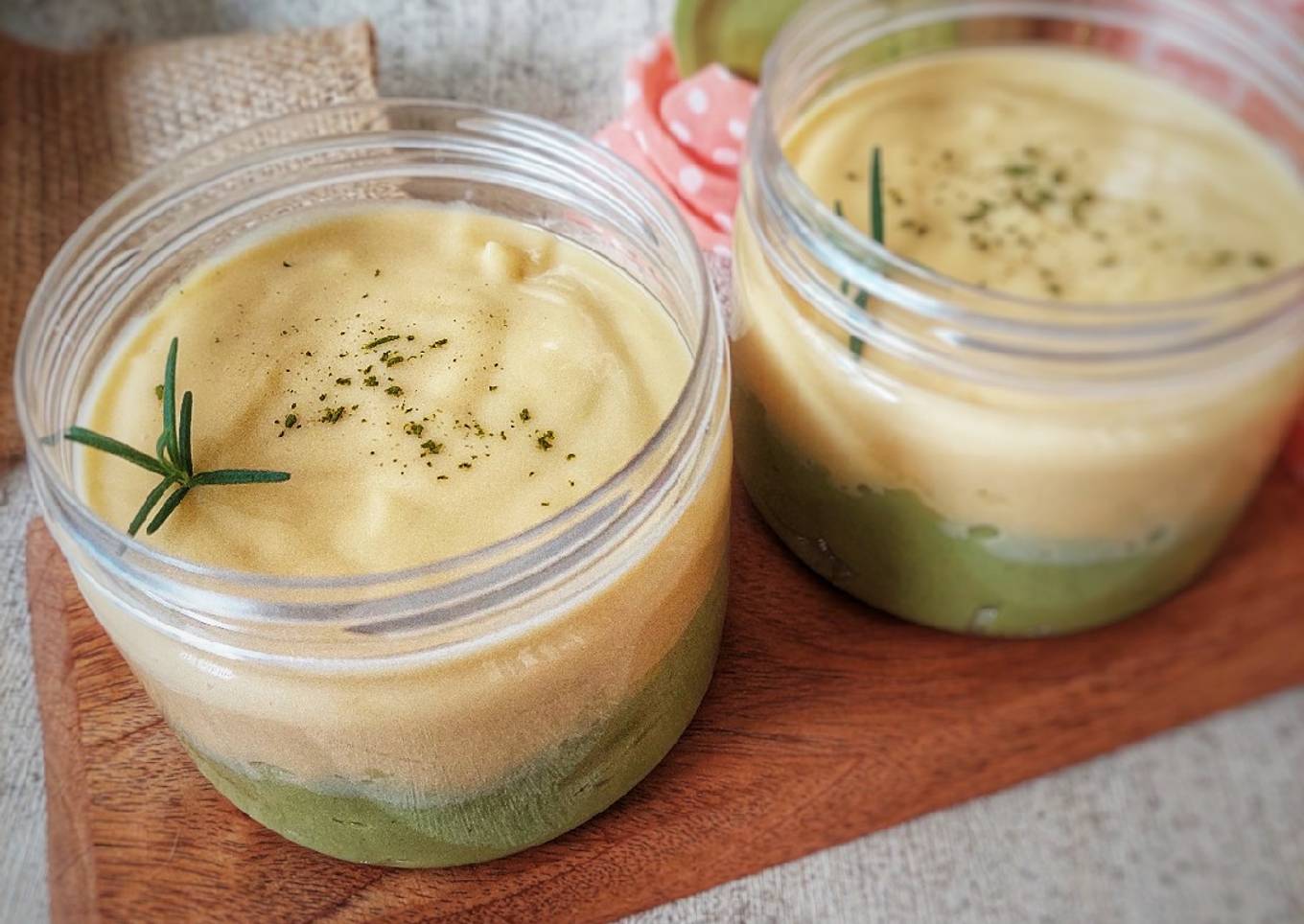 Bubur Sumsum Matcha Vla Cheese Vanilla