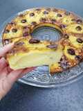 Pear Clafoutis with Floraline and Chocolate