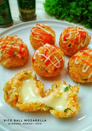 Foto resep Rice Ball Mozarella