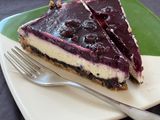 Cukormentes Áfonyás sajttorta