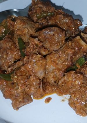A picture of Mutton Karhai.