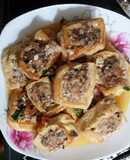 Đậu nhồi thịt sốt cà chua