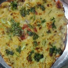 A picture of Besan coriander chilla.