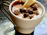 Mousse vegana de chocolate