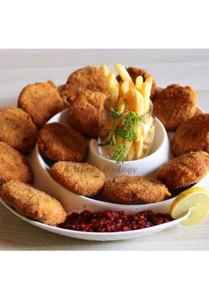 A picture of Potato & Veggie Pattice.