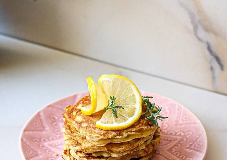 Panqueca de açúcar de lavanda e limão