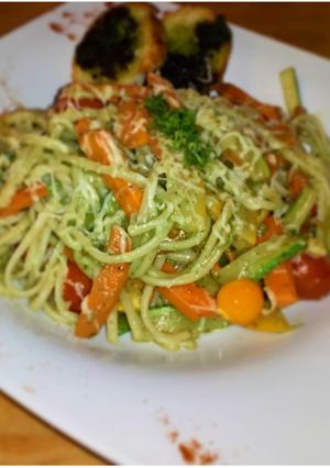 Una foto de Pasta Vegetariana al estilo Pomodoro
