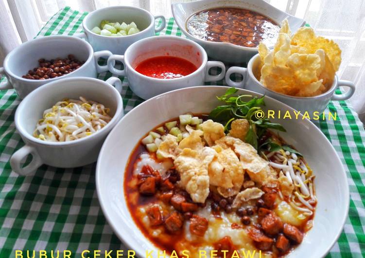 Bahan Bubur Ceker Khas Betawi | Cara Membuat Bubur Ceker Khas Betawi Yang Enak Banget