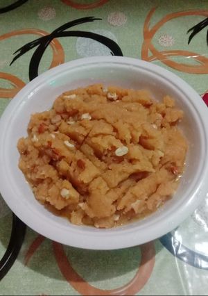 A picture of Moong dal halwa.