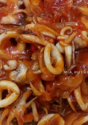 Foto resep Cumi Saus Padang 🐙🐙