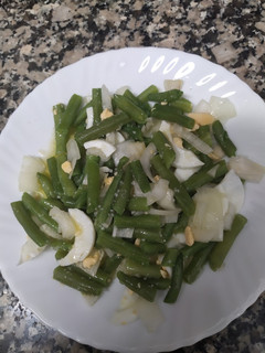 Una foto de Ensalada de judías verdes