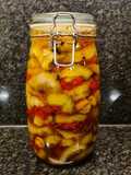 Escabeche agridulce (berenjena 🍆 pimiento 🫑 y ajo 🧄)