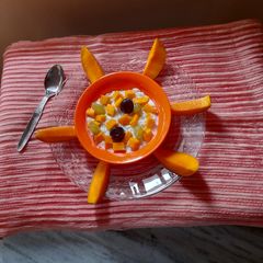 A picture of Curd Poha Mango Delight.