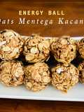 Bebola Oats Mentega Kacang(Healthy Peanut Butter Oatmeal Energy Ball)