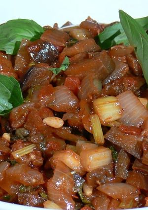 A picture of Eggplant Caponata.