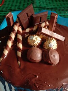 Foto resep Cake ultah base: Black Forest