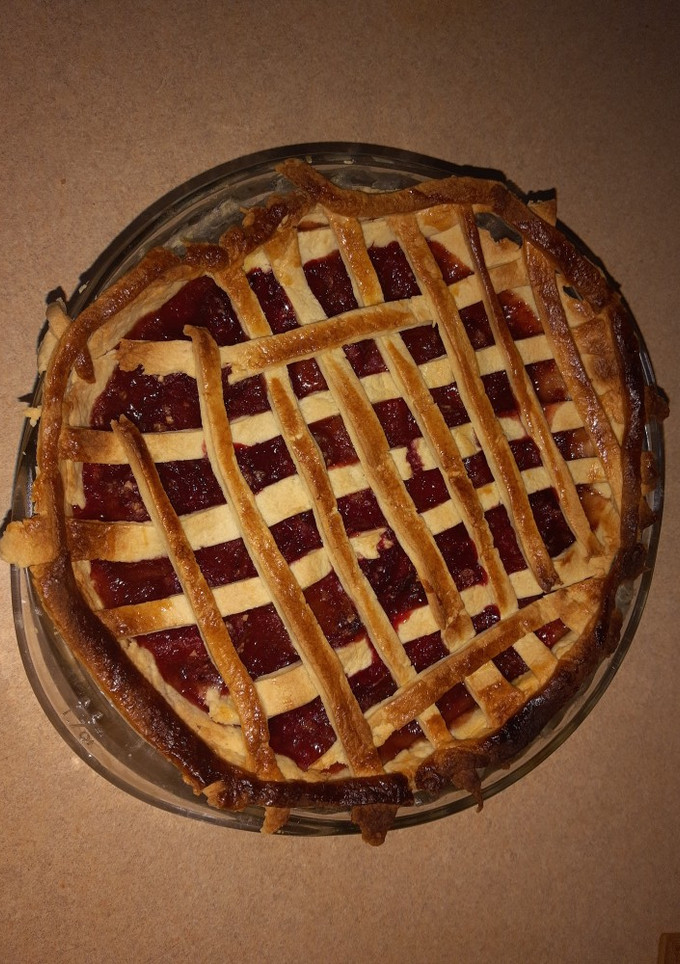 Una foto de Pie de Ciruelas