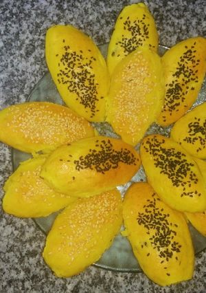 صورة لوصفة البوريك بالكركم و الزعتر