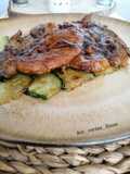 Chuletas de aguja de cerdo con glaseado sticky