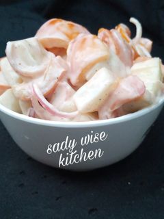 Cucumber & Apple Salad ainihin hoton girkin