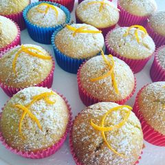 Orange Cup Cakes A picture of Orange Cup Cakes.