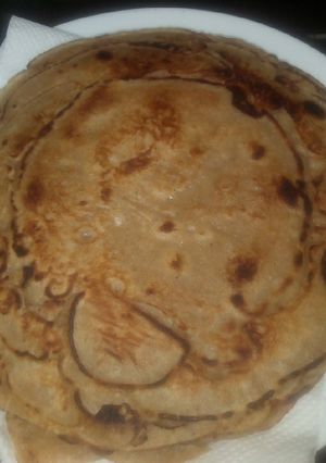A picture of Herb and Fruit Pancakes.