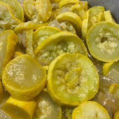A picture of Oven Steamed Summer Squash.