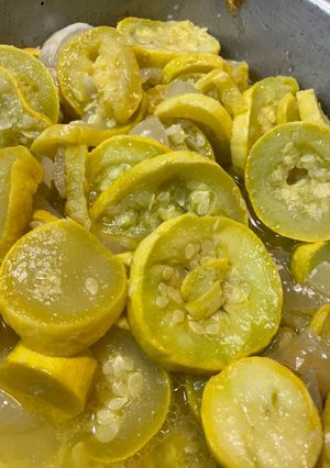 A picture of Oven Steamed Summer Squash.
