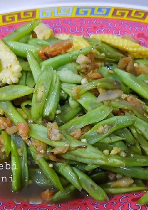 Foto resep Jagung muda buncis ebi
