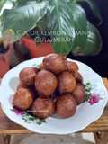 Cucur kembung gula merah