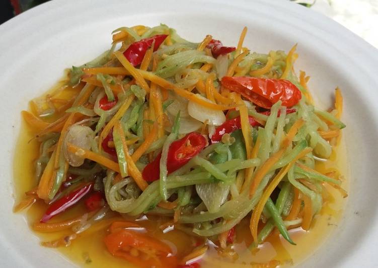 Bagaimana mengolah Tumis Pedas wortel labu Anti Gagal