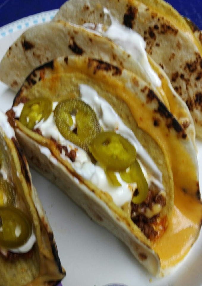 A picture of Beef and Bacon Tacos batch 20.