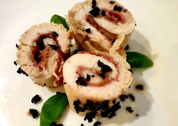 Involtini di pollo e speck