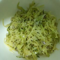A picture of Quick Cabbage with Mustard seeds.