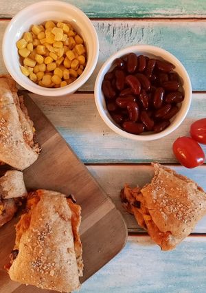 Glutén-, tej- és tojásmentes mexikói háromszögek recept fotója