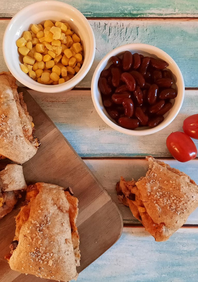 Glutén-, tej- és tojásmentes mexikói háromszögek recept fotója
