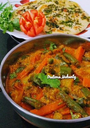 A picture of Veg Kolhapuri.