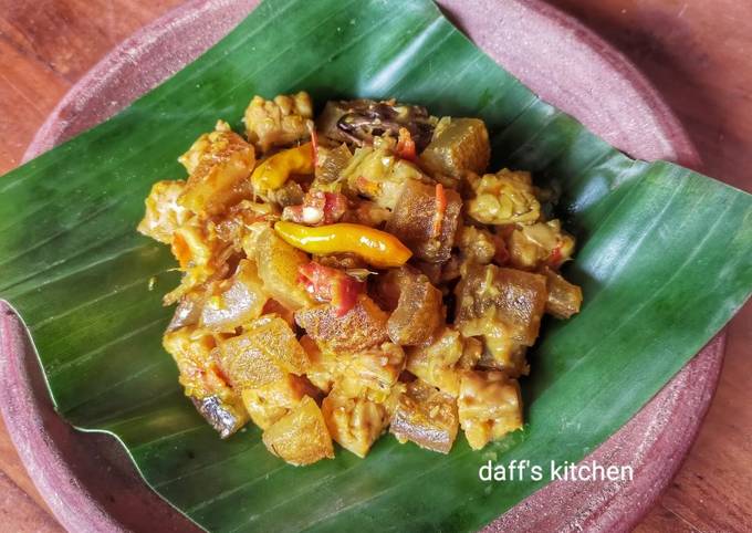 Sambal Goreng Tempe Cecek ala Gudeg🍛