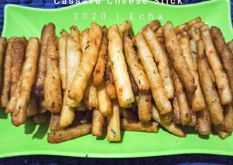 Langkah Mudah untuk Membuat Cassava Cheese Stick (with Veggies) Anti Gagal