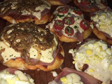 Pizzetas variadas