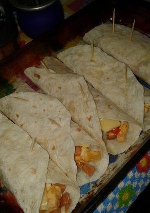 Una foto de Taquitos rapiditas de pollo