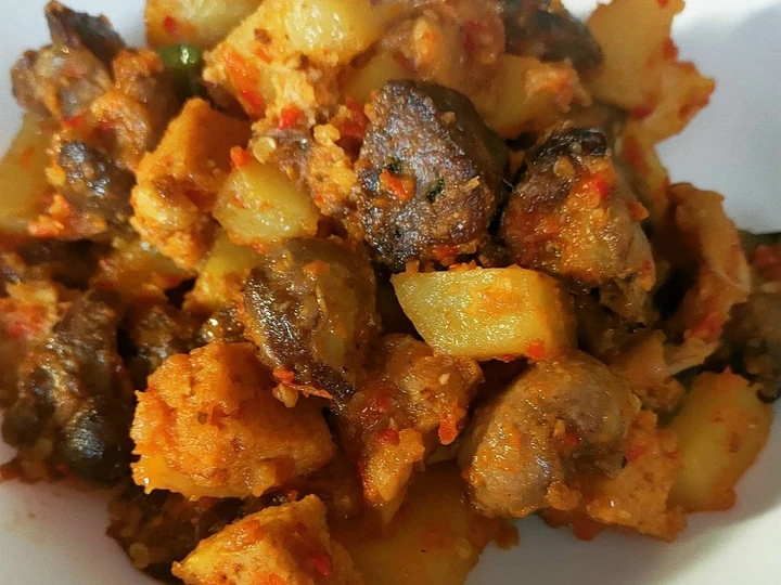 Langkah Mudah untuk Membuat Resep  Sambal goreng ati ampela kentang yang Enak Banget, Lezat Sekali