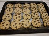 Galletas de avena y chips de chocolate