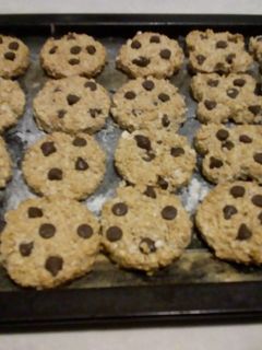 Una foto de Galletas de avena y chips de chocolate