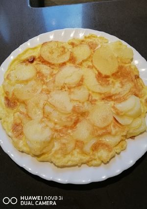 A picture of Potato Pizza Egg😊.