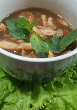 Hình của món Càng cua sốt me.